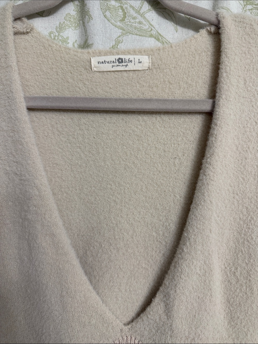 Natural Life V Neck Sweater Vest Top - Picture 2 of 5